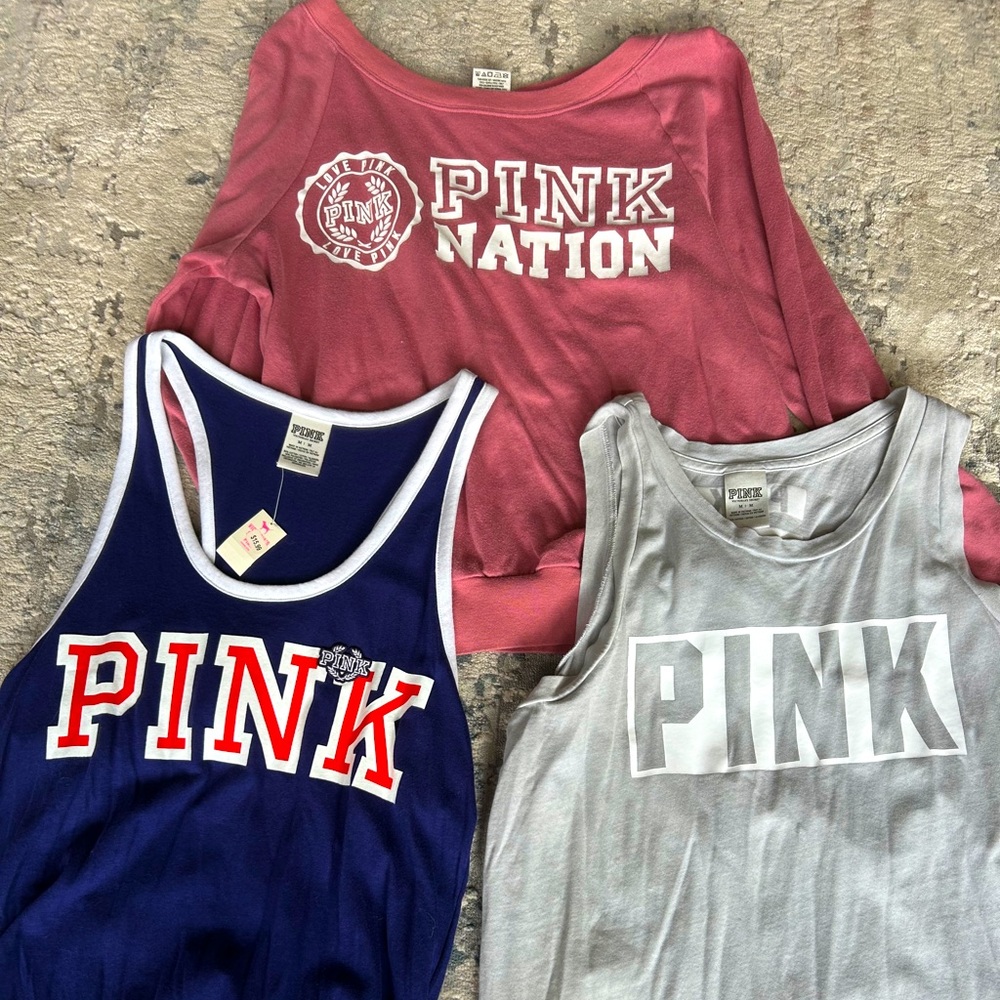 3 PEICE VICTORIA SECRET PINK BUNDLE